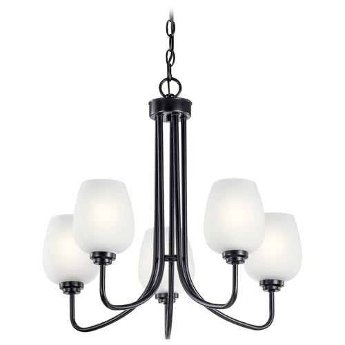 Valserrano 5-Light Black Chandelier by Kichler Lighting