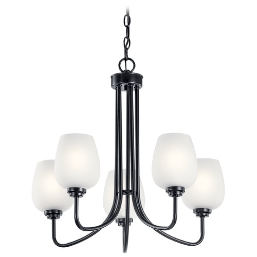 Kichler Lighting Valserrano 5-Light Black Chandelier by Kichler Lighting 44377BK