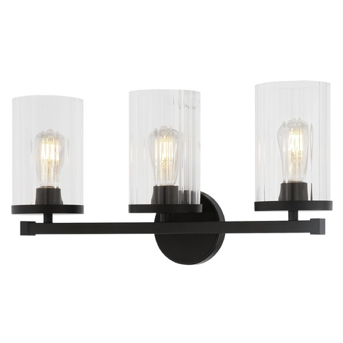 Matteo Lighting Liberty Black Bathroom Light by Matteo Lighting S06103BK