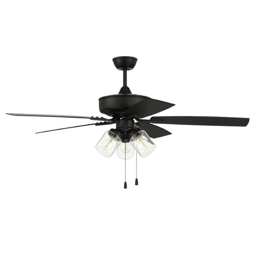 Outdoor Pro Plus 104 Flat Black LED Ceiling Fan by Craftmade Lighting