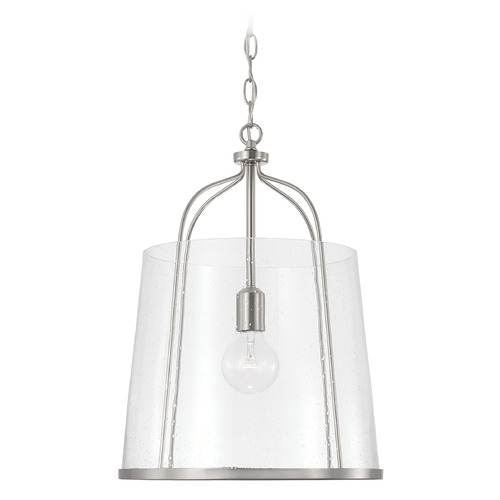 HomePlace by Capital Lighting Madison Pendant in Brushed Nickel by HomePlace Lighting 347011BN