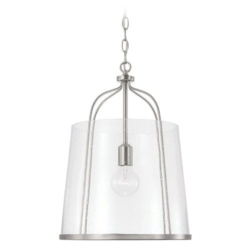 Madison Pendant in Brushed Nickel by HomePlace Lighting