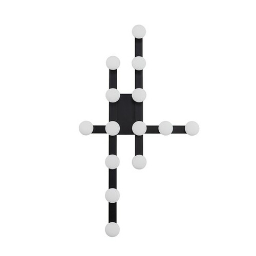 Rezz Black LED Flush Mount by Kuzco Lighting