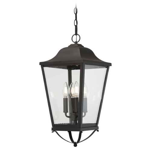 Savannah Sand Coal Outdoor Hanging Light by Minka Lavery
