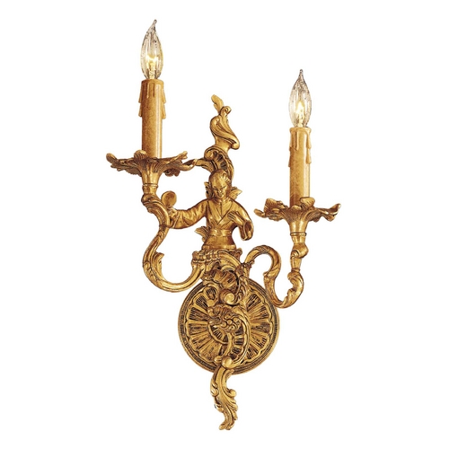 Sconce Wall Light in French Gold by Metropolitan Lighting