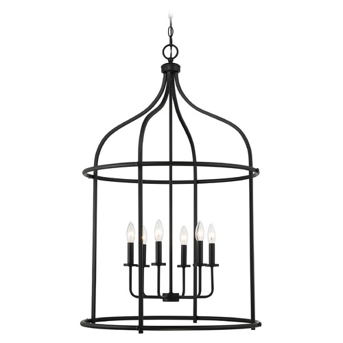 Savoy House Savoy House Lighting Brookstone Matte Black Pendant Light 3-7388-6-89