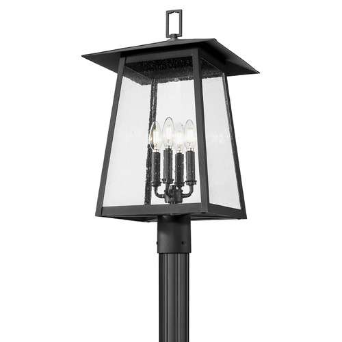 Z-Lite Rainer Black Post Light