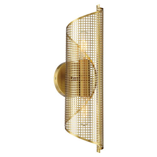 Savoy House Lighting Hillbourne Warm Brass Sconce