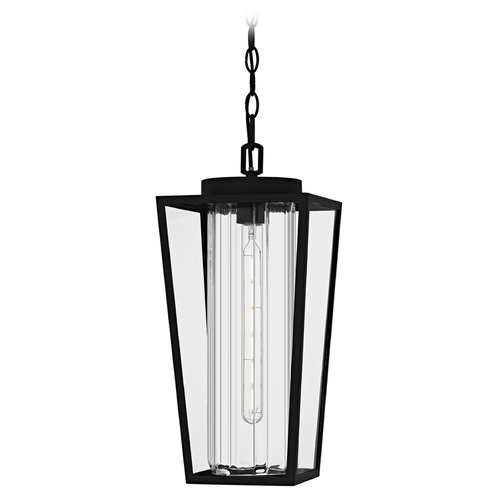 Quoizel Lighting Jett Matte Black Outdoor Hanging Light