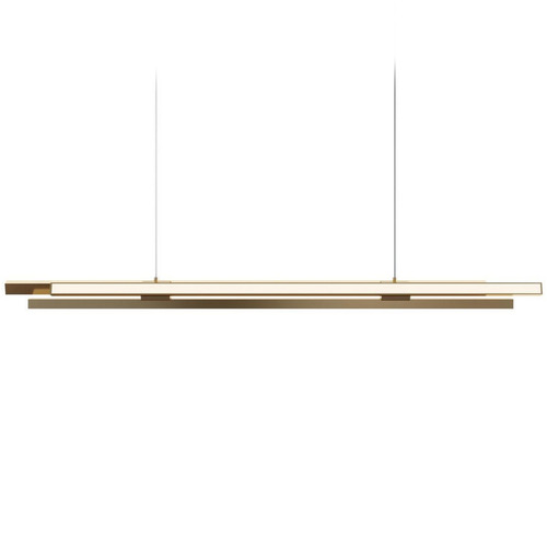 Afx Lighting Indra Satin Brass LED Island Light