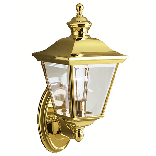 Bay Shore 20-Inch Outdoor Wall Light in Polished Brass by Kichler Lighting