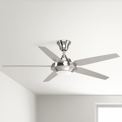 Air Pro Signature Plus II Brushed Nickel LED Ceiling Fan by Progress Lighting