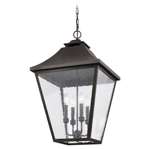 Visual Comfort Studio Collection Galena Sable Outdoor Hanging Light by Visual Comfort Studio OL14409SBL