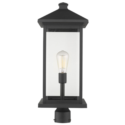Z-Lite Portland Black Post Light by Z-Lite 531PHBXLR-BK