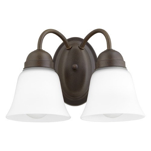 Oiled Bronze Bathroom Light by Quorum Lighting