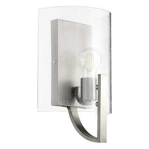 Quorum Lighting Dakota Satin Nickel Sconce by Quorum Lighting 5202-65