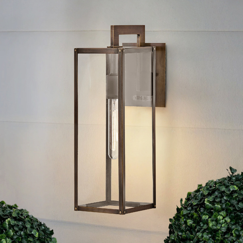 Hinkley Max 18.50-Inch Burnished Bronze LED Outdoor Wall Light by Hinkley Lighting 2594BU-LL