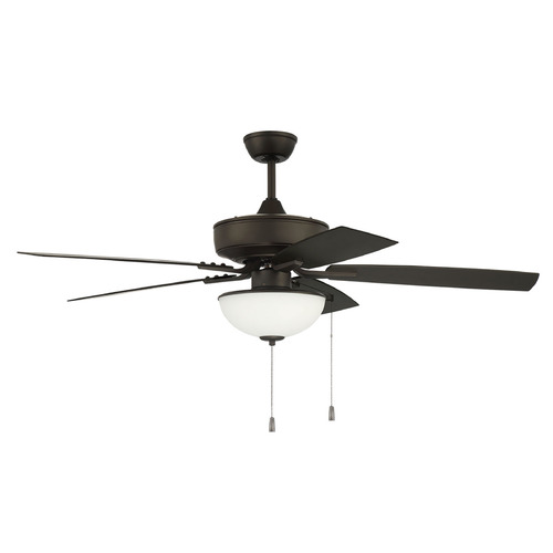 Craftmade Lighting Outdoor Pro Plus 211 Espresso LED Ceiling Fan by Craftmade Lighting OP211ESP5