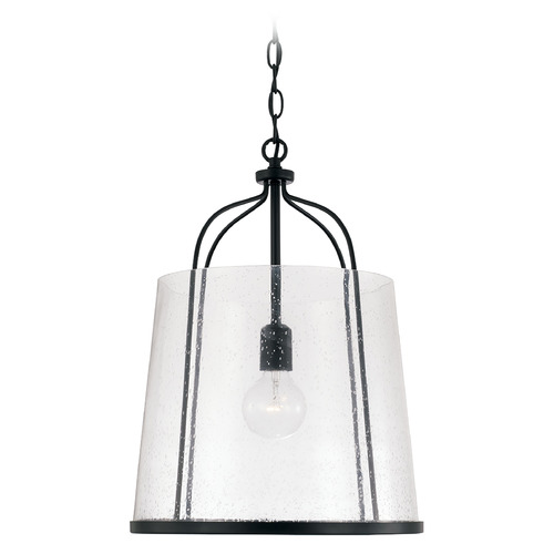 HomePlace by Capital Lighting Madison Pendant in Matte Black by HomePlace Lighting 347011MB