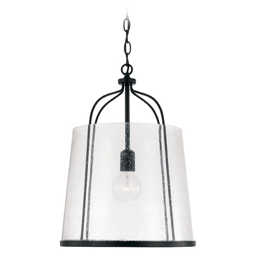 Madison Pendant in Matte Black by HomePlace Lighting