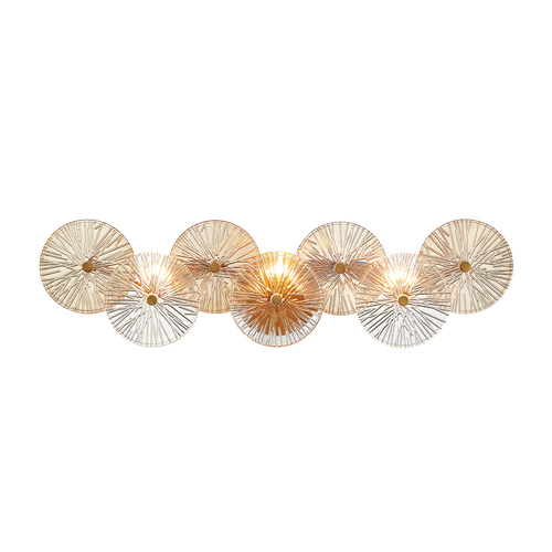 Sue-Anne 30-Inch Vanity Light in Brass by Eurofase Lighting