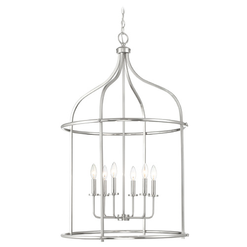 Savoy House Savoy House Lighting Brookstone Satin Nickel Pendant Light 3-7388-6-SN