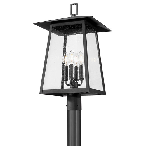 Z-Lite Rainer Black Post Light