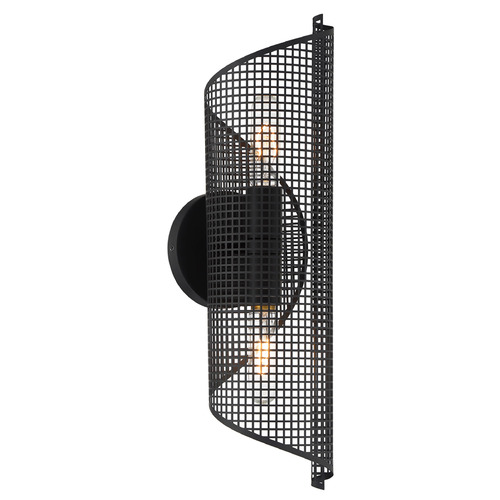 Savoy House Lighting Hillbourne Matte Black Sconce