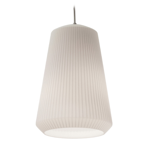 Afx Lighting Isla White Pendant Light with Conical Shade