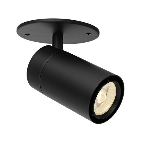 Recesso Lighting by Dolan Designs Black LED Monopoint Cylinder Light 2700K 800LM TR1041-27-BK