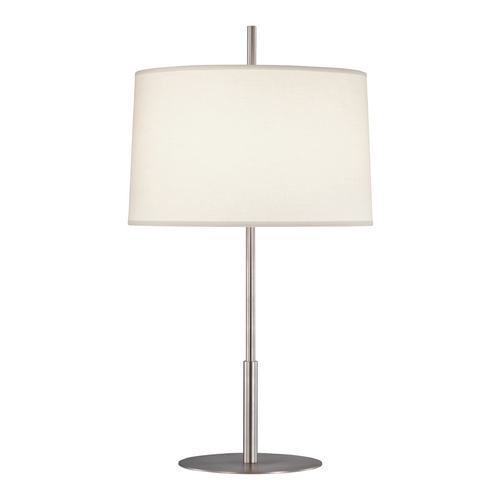 Echo 30-Inch Table Lamp in Stainless Steel by Robert Abbey