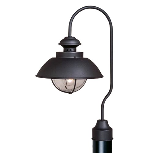 Vaxcel Lighting Seeded Glass Post Light Black by Vaxcel Lighting OP21505TB