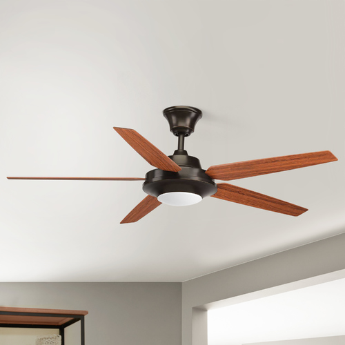 Air Pro Signature Plus II Antique Bronze LED Ceiling Fan by Progress Lighting
