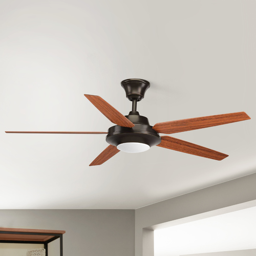 Progress Lighting Air Pro Signature Plus II Antique Bronze LED Ceiling Fan by Progress Lighting P2539-2030K