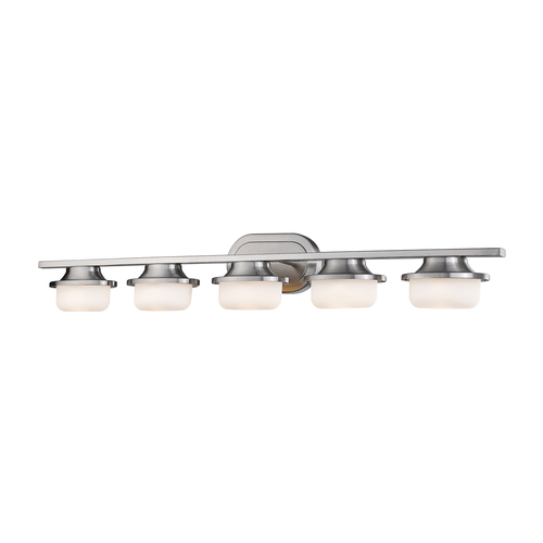 Z-Lite Optum Brushed Nickel LED Bathroom Light by Z-Lite 1917-5V-BN-LED