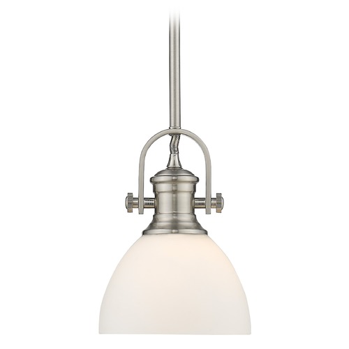 Hines Pewter Mini Pendant by Golden Lighting