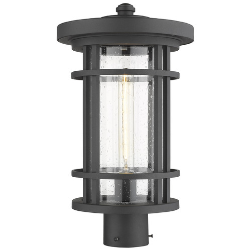 Jordan Black Post Light by Z-Lite