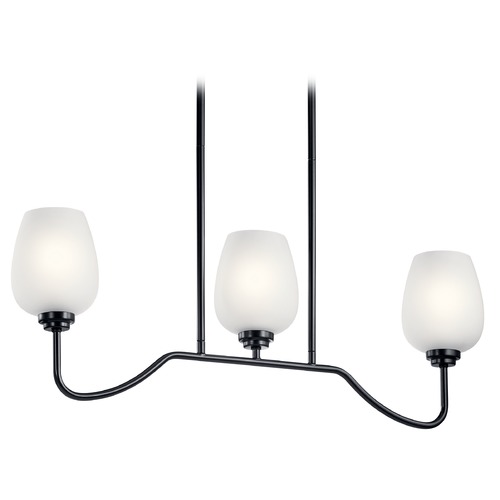 Kichler Lighting Valserrano 3-Light Black Chandelier by Kichler Lighting 44379BK