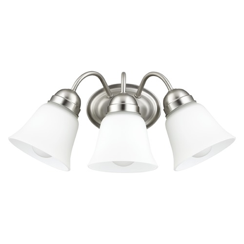 Satin Nickel Bathroom Light by Quorum Lighting