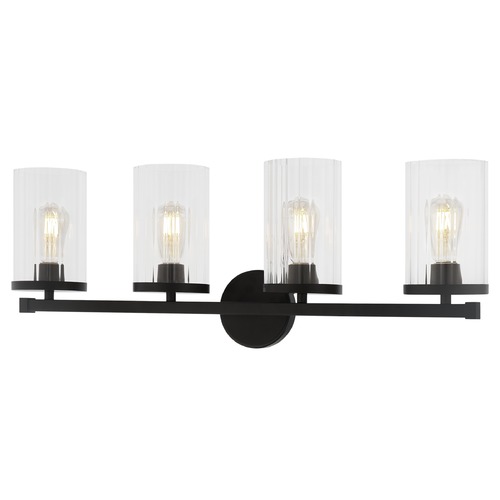 Matteo Lighting Liberty Black Bathroom Light by Matteo Lighting S06104BK