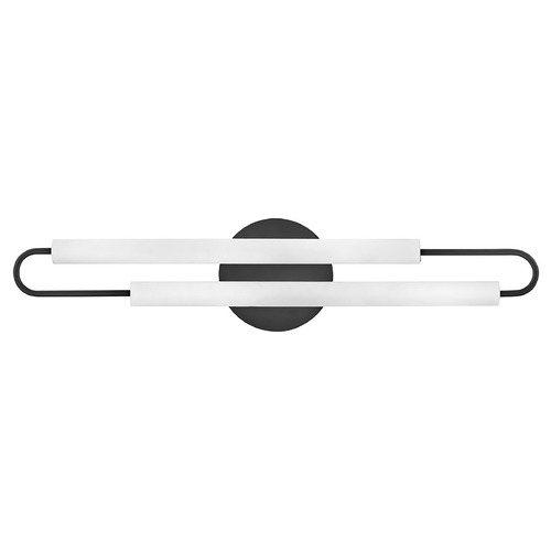 Eos Medium LED Vanity Light in Black by Hinkley Lighting