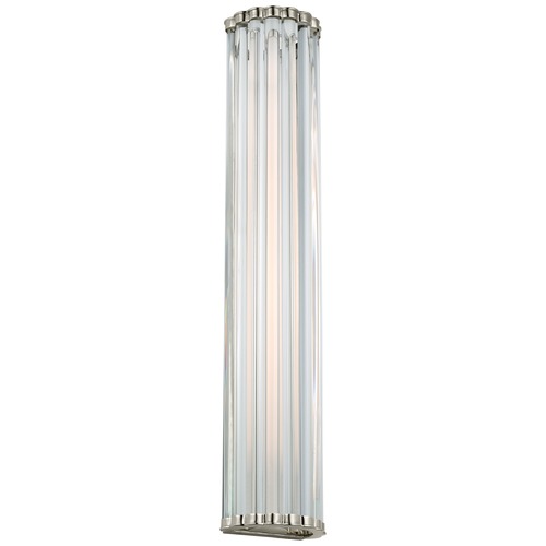 Visual Comfort Signature Collection Chapman & Myers Kean 28-Inch Sconce in Nickel by Visual Comfort Signature CHD2927PNCG