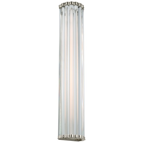Chapman & Myers Kean 28-Inch Sconce in Nickel by Visual Comfort Signature