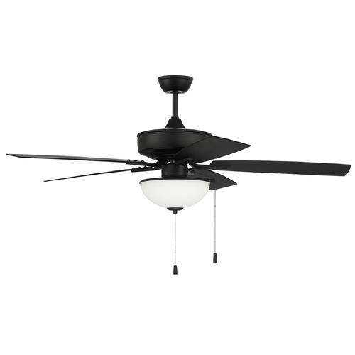 Craftmade Lighting Outdoor Pro Plus 211 Flat Black LED Ceiling Fan by Craftmade Lighting OP211FB5