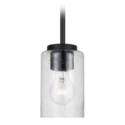 Generation Lighting Oslo Midnight Black Mini Pendant by Generation Lighting 61170-112