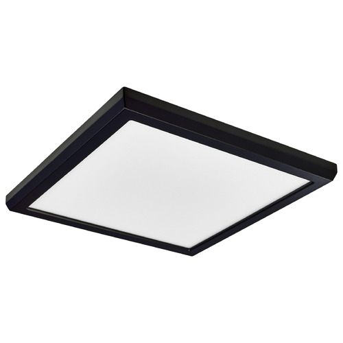 Blink 9-Inch 13W 5CCT LED Flush Mount in Black by Satco Lighting