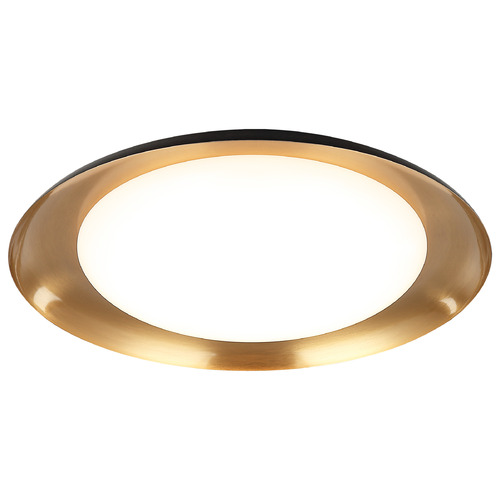 Matteo Lighting Lalonde Black LED Flush Mount by Matteo Lighting M12218BKAG