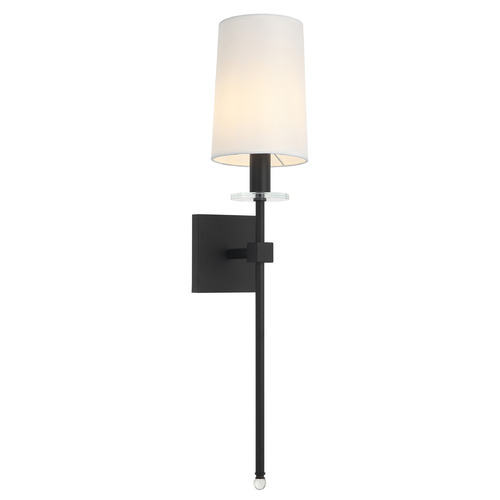 Matteo Lighting Fairburn Matte Black LED Sconce