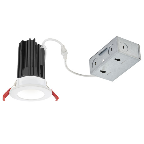 2-Inch LED Canless Recessed Downlight White/White 15W 3000K by Recesso