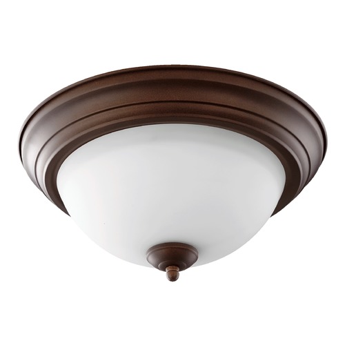 Quorum Lighting Oiled Bronze Flush Mount by Quorum Lighting 3063-13-86